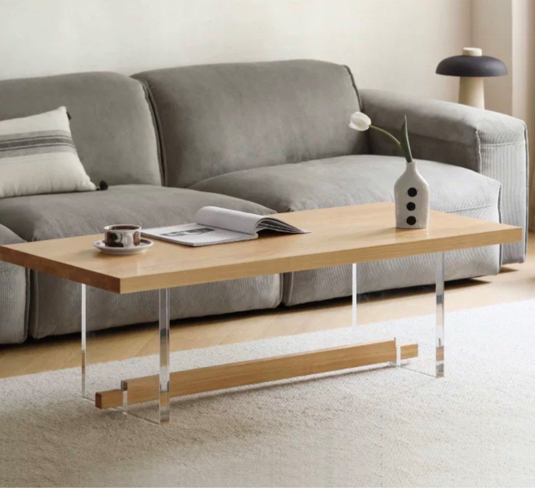 LINNEA Scandinavian Wood Coffee Table - Cassa Haus Singapore