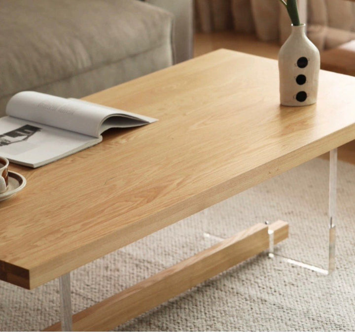 LINNEA Scandinavian Wood Coffee Table - Cassa Haus Singapore