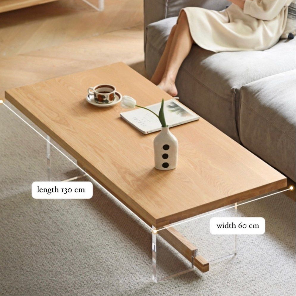 LINNEA Scandinavian Wood Coffee Table - Cassa Haus Singapore