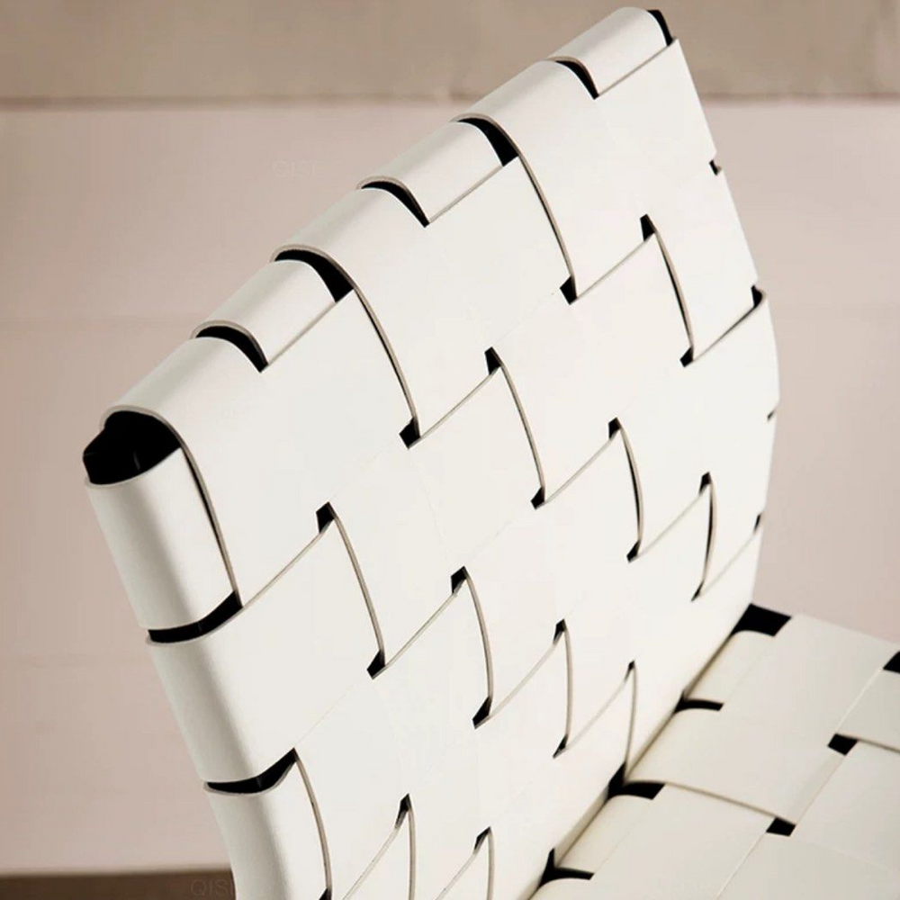 GAURE Modern Saddle Leather Bar Stool - Radical Homes Singapore