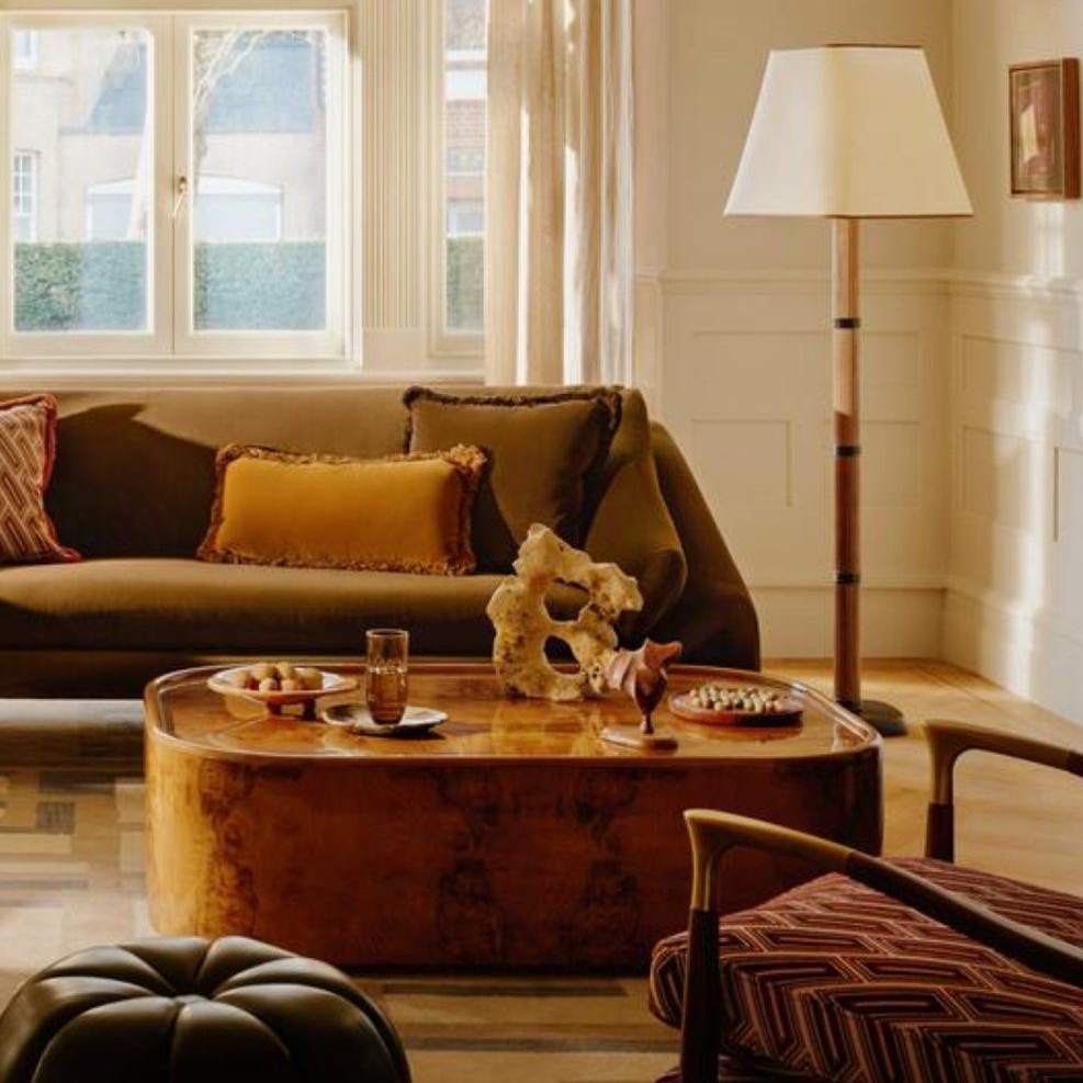 SEVRA Modern Mappa Burl Coffee Table - Cassa Haus Singapore