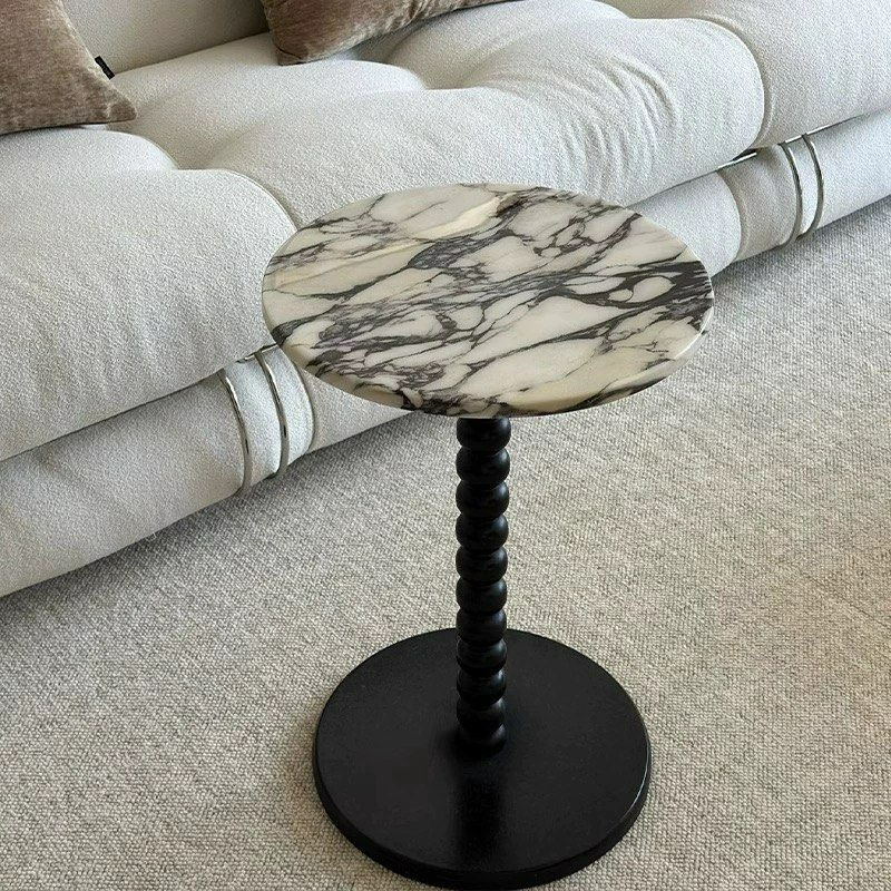 ELDON French Marble Side Table - Radical Homes Singapore