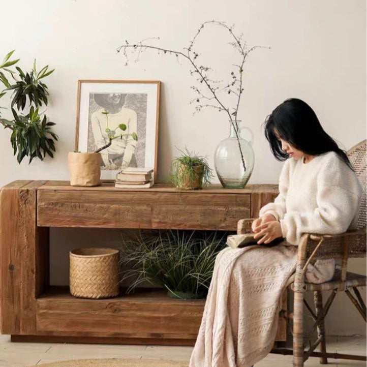DINA Rustic Console Table - Radical Homes Singapore