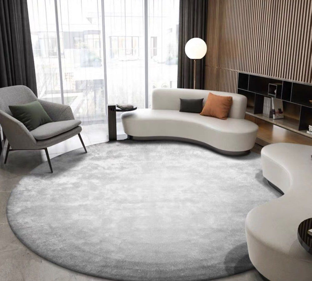 THORIN Modern Soft Round Rug - Radical Homes Singapore