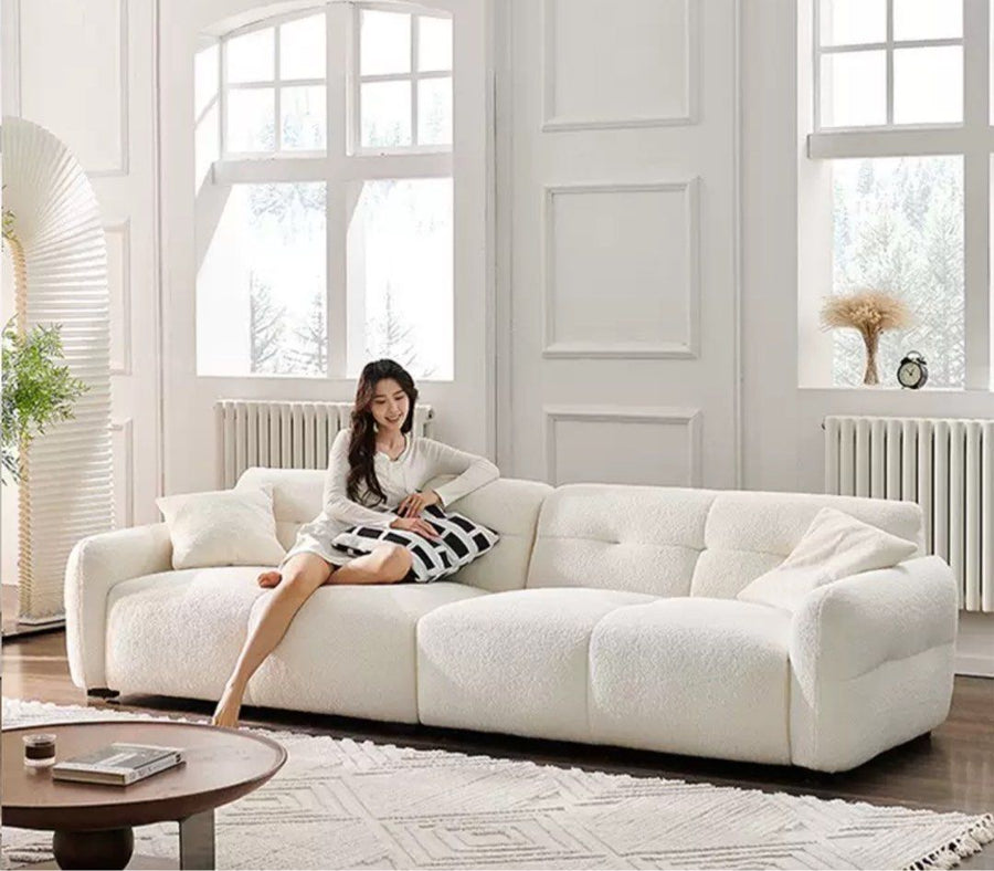CELVORA Modern Boucle Sofa - Radical Homes Singapore