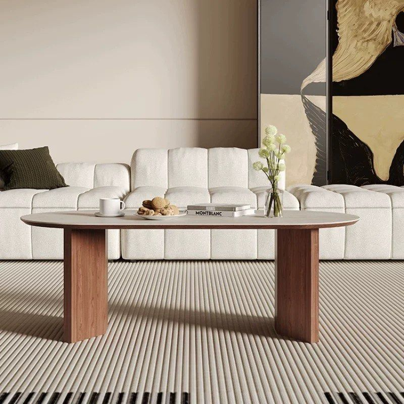 SUMI Modern Travertine Coffee Table - Radical Homes Singapore
