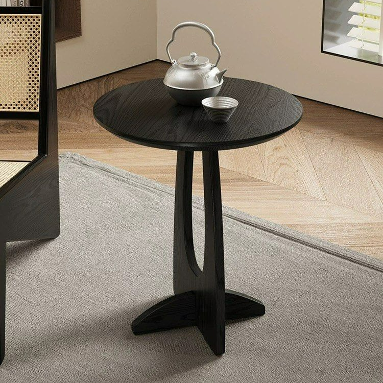VERNIUS Modern Solid Wood Side Table - Radical Homes Singapore