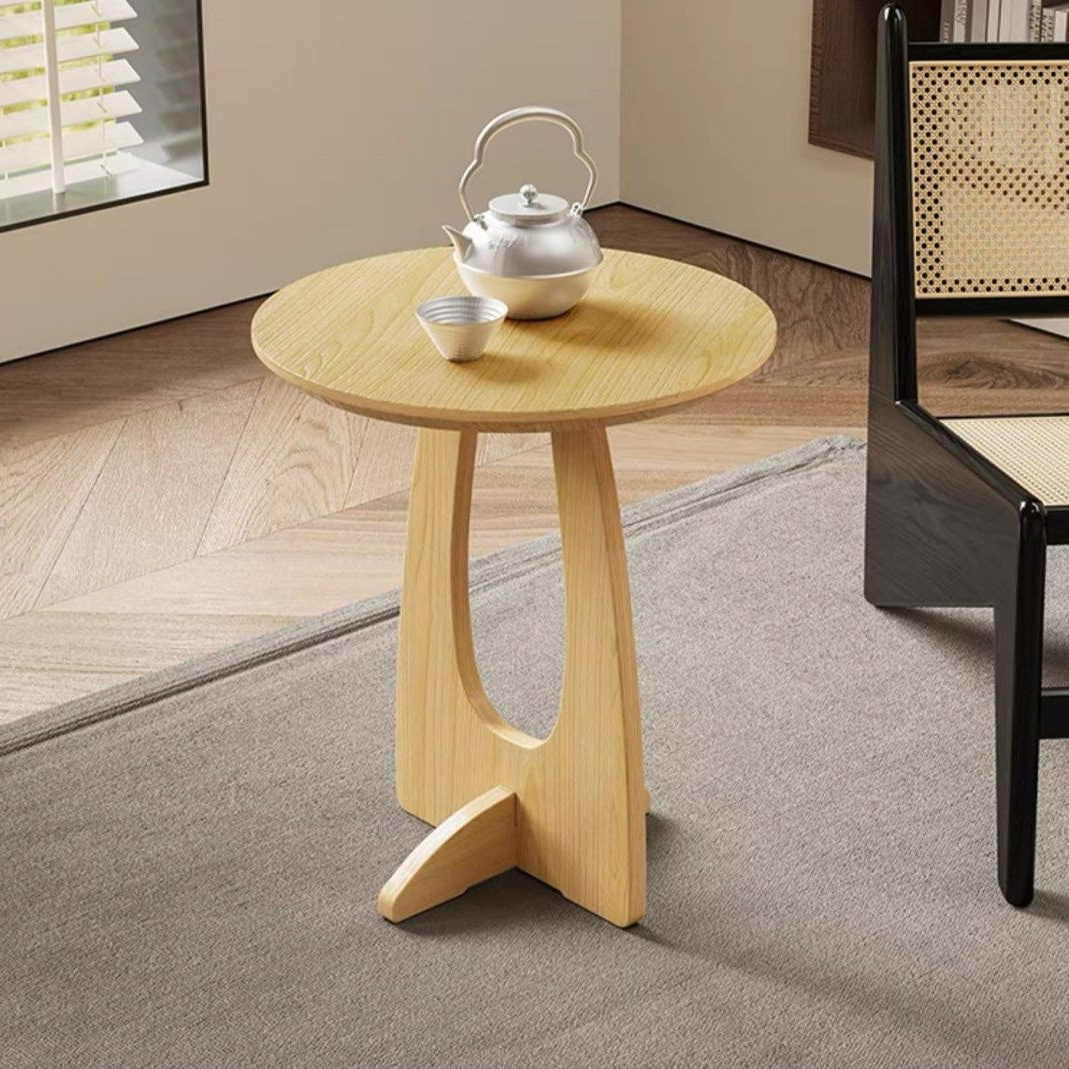 VERNIUS Modern Solid Wood Side Table - Radical Homes Singapore