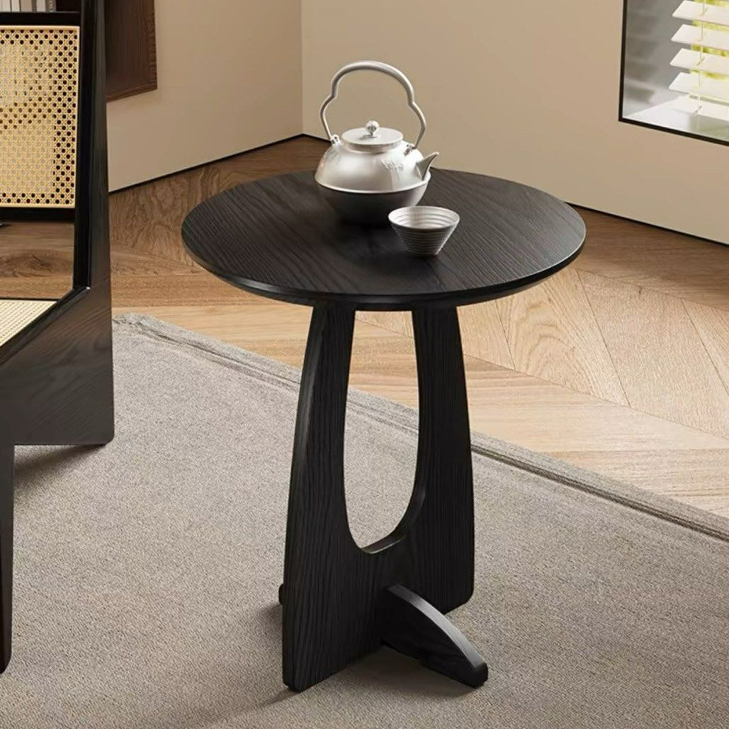 VERNIUS Modern Solid Wood Side Table - Radical Homes Singapore