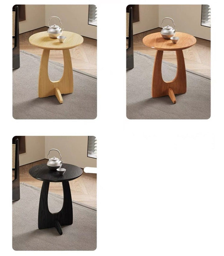 VERNIUS Modern Solid Wood Side Table - Radical Homes Singapore