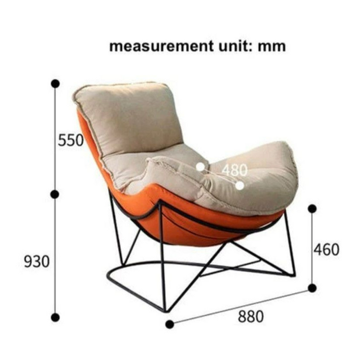 ZINNIA Lounge Chair Cushion - Radical Homes Singapore