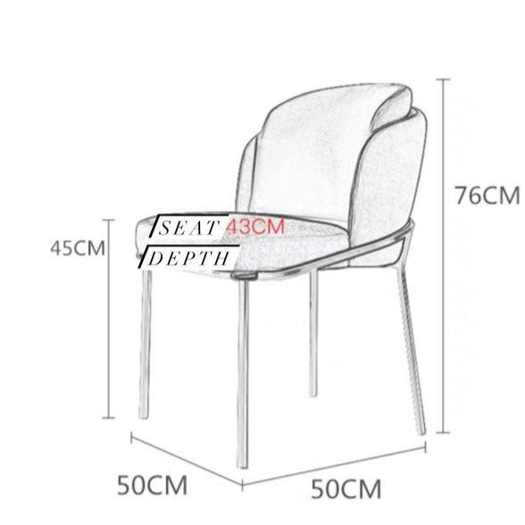 WESTON Luxury Dining Chair - Cassa Haus Singapore