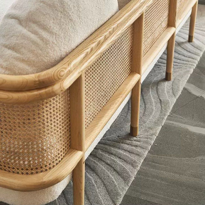 HOKARI Japandi Rattan Sofa - Cassa Haus Singapore