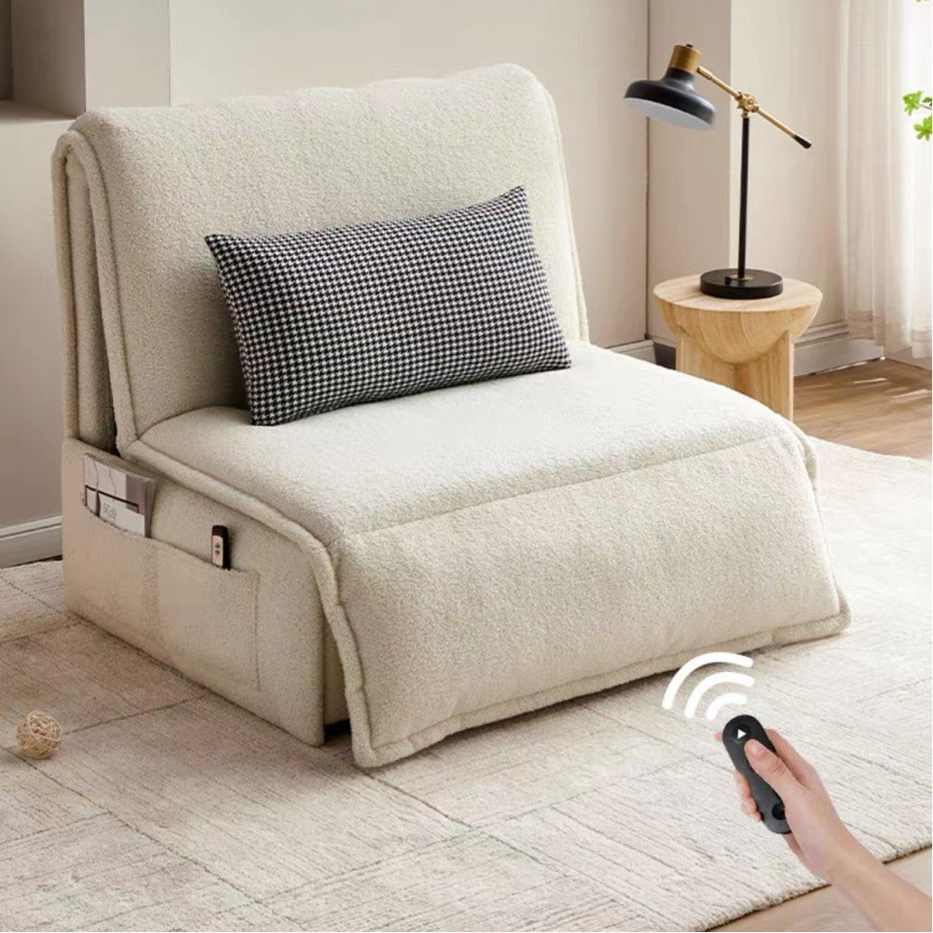 NOVANO Modern Boucle Electric Sofa Bed - Radical Homes Singapore