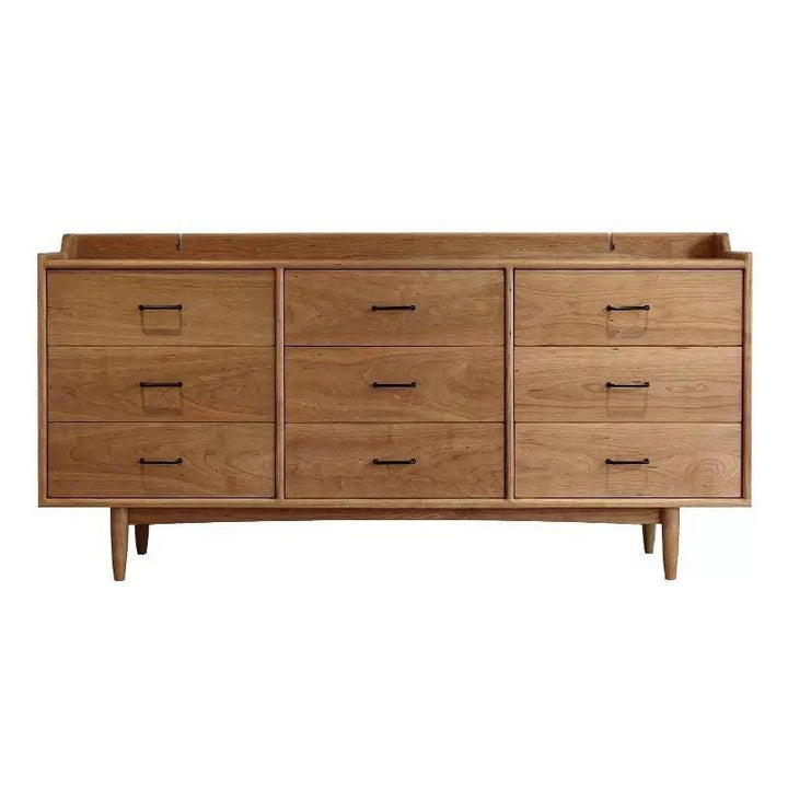 ARIEL Modern Solid Wood Chest Of Drawers - Radical Homes Singapore
