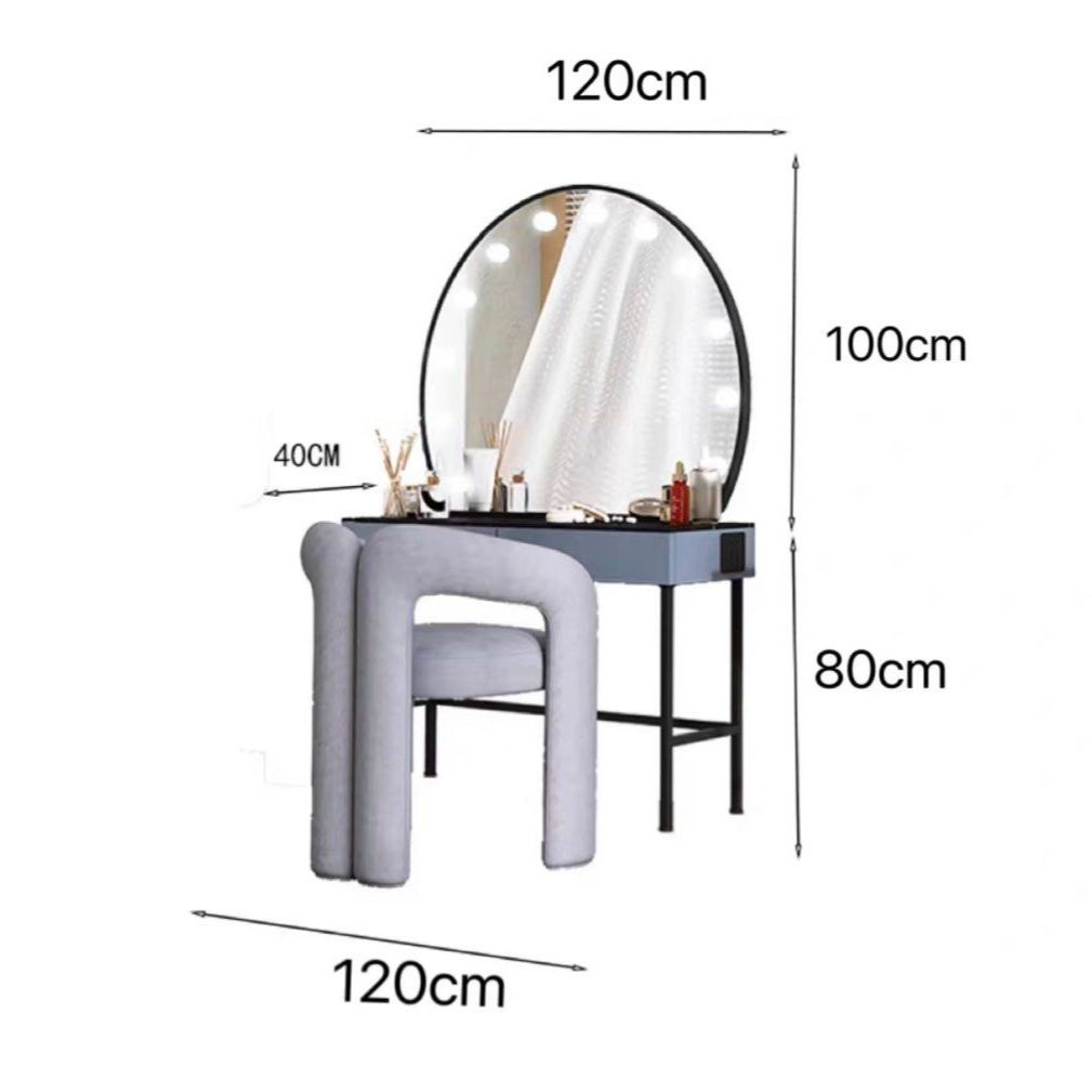 SOVRIEL Modern Vanity Table Set - Cassa Haus Singapore