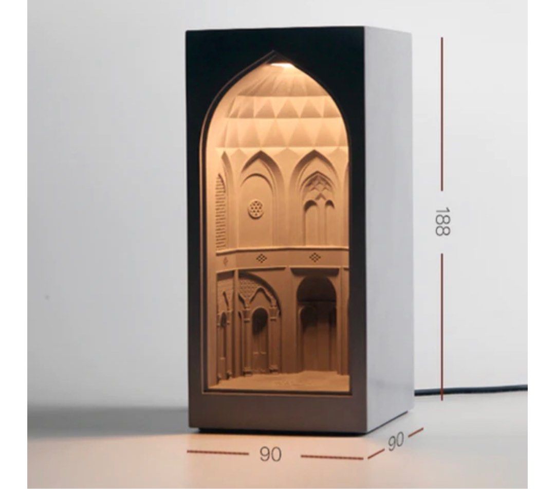 Persian Garden Concrete Night Light - Radical Homes Singapore