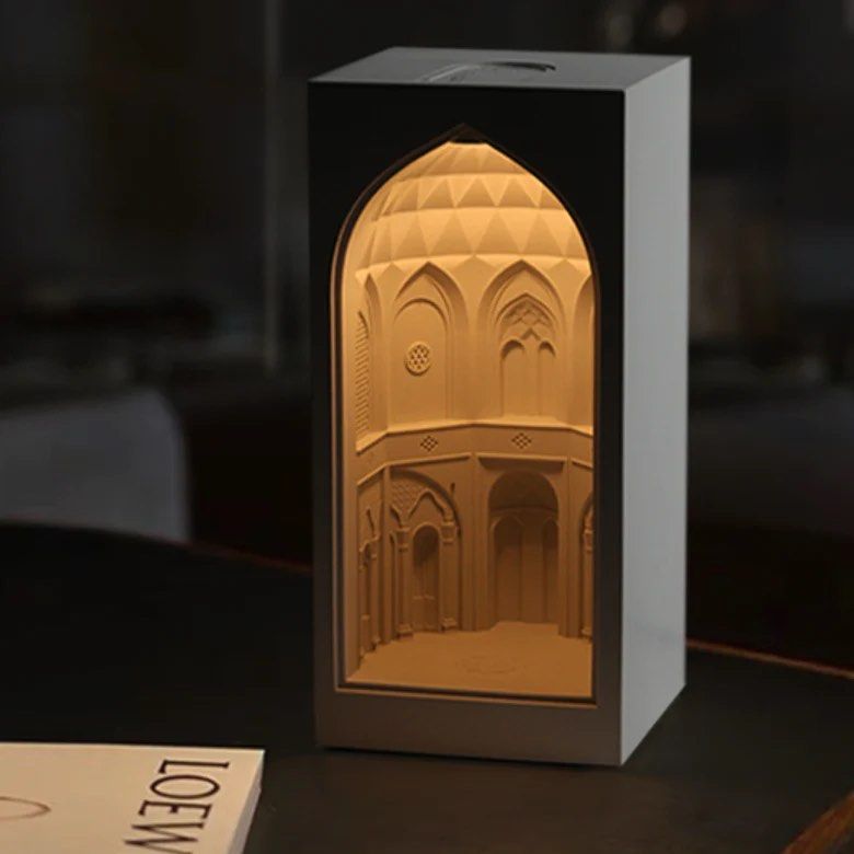 Persian Garden Concrete Night Light - Radical Homes Singapore
