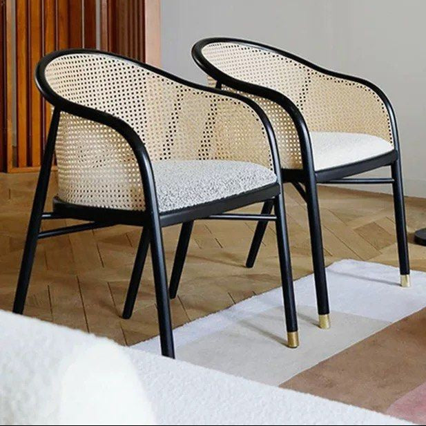 KHERCI Mid-Century Rattan Dining Chair - Radical Homes Singapore