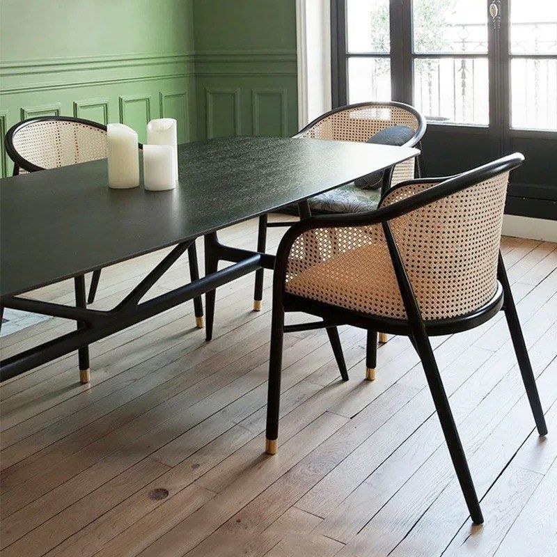 KHERCI Mid-Century Rattan Dining Chair - Radical Homes Singapore