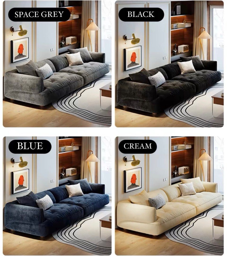 RAVELLI Modern Velvet Sofa - Radical Homes Singapore