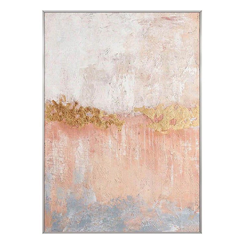 PINK Sand Hand Painted Wall Art - Radical Homes Singapore