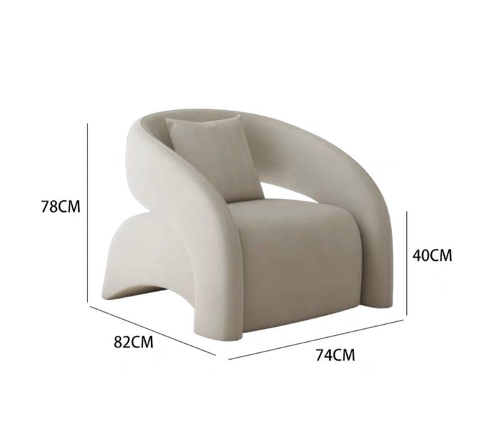DASHIELL Modern Lounge Chair - Radical Homes Singapore