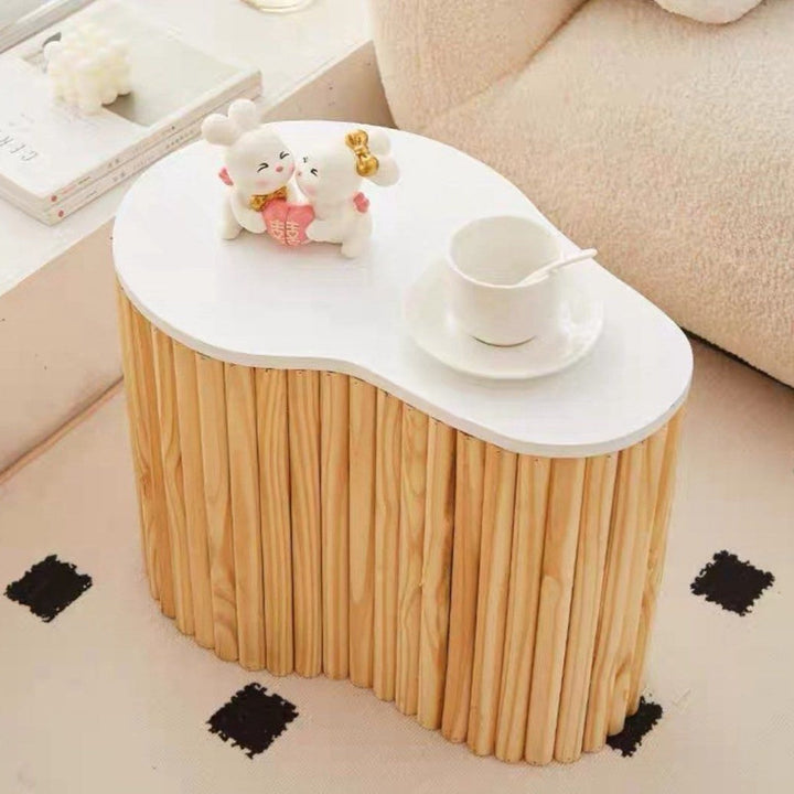 AMAYA Japandi Side Table - Radical Homes Singapore