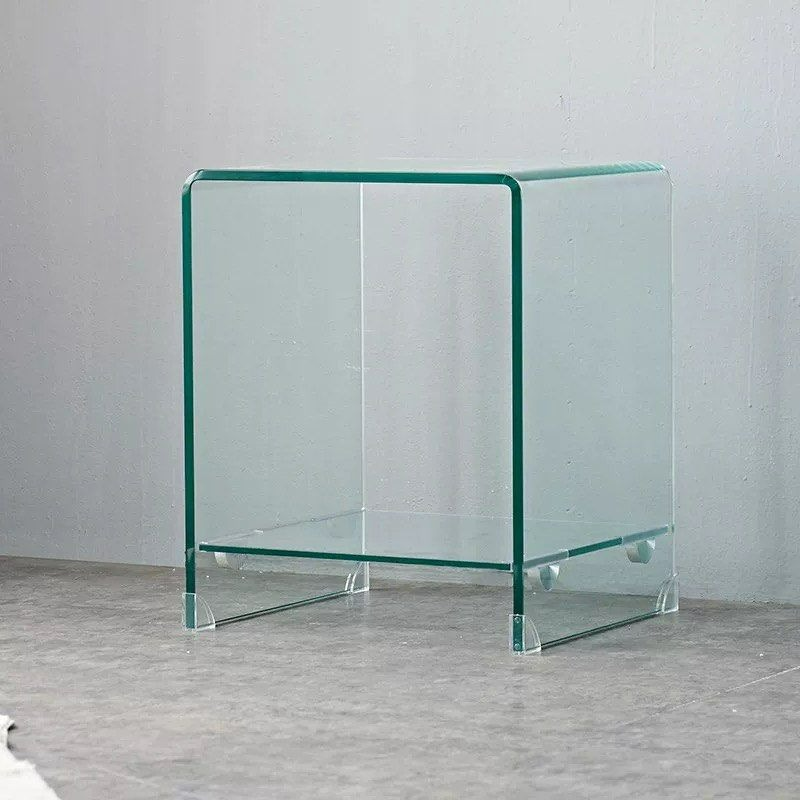 CHANI Modern Glass Side Table - Radical Homes Singapore