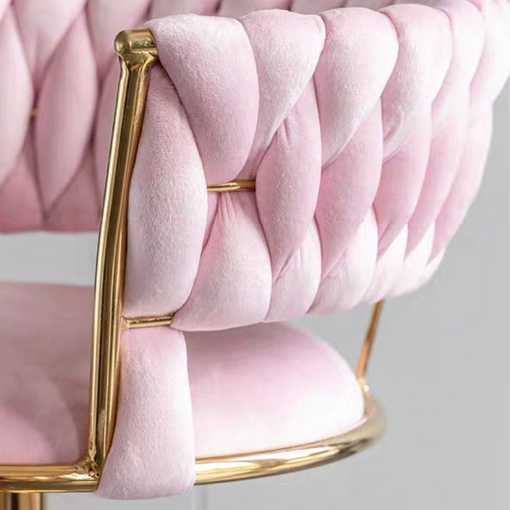 RENEE Modern Velvet Bar Stool - Radical Homes Singapore