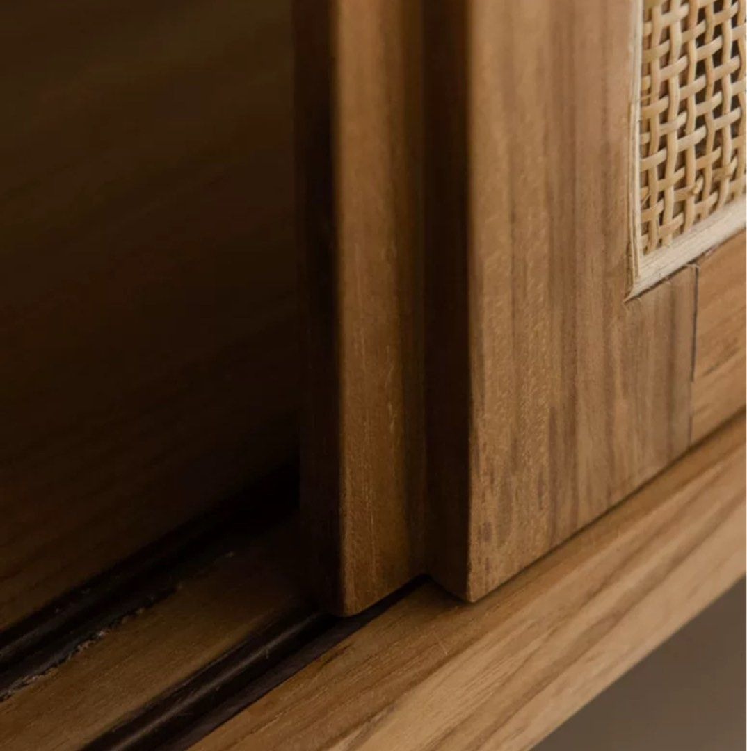 ELMORI Japandi Rattan TV Console - Cassa Haus Singapore