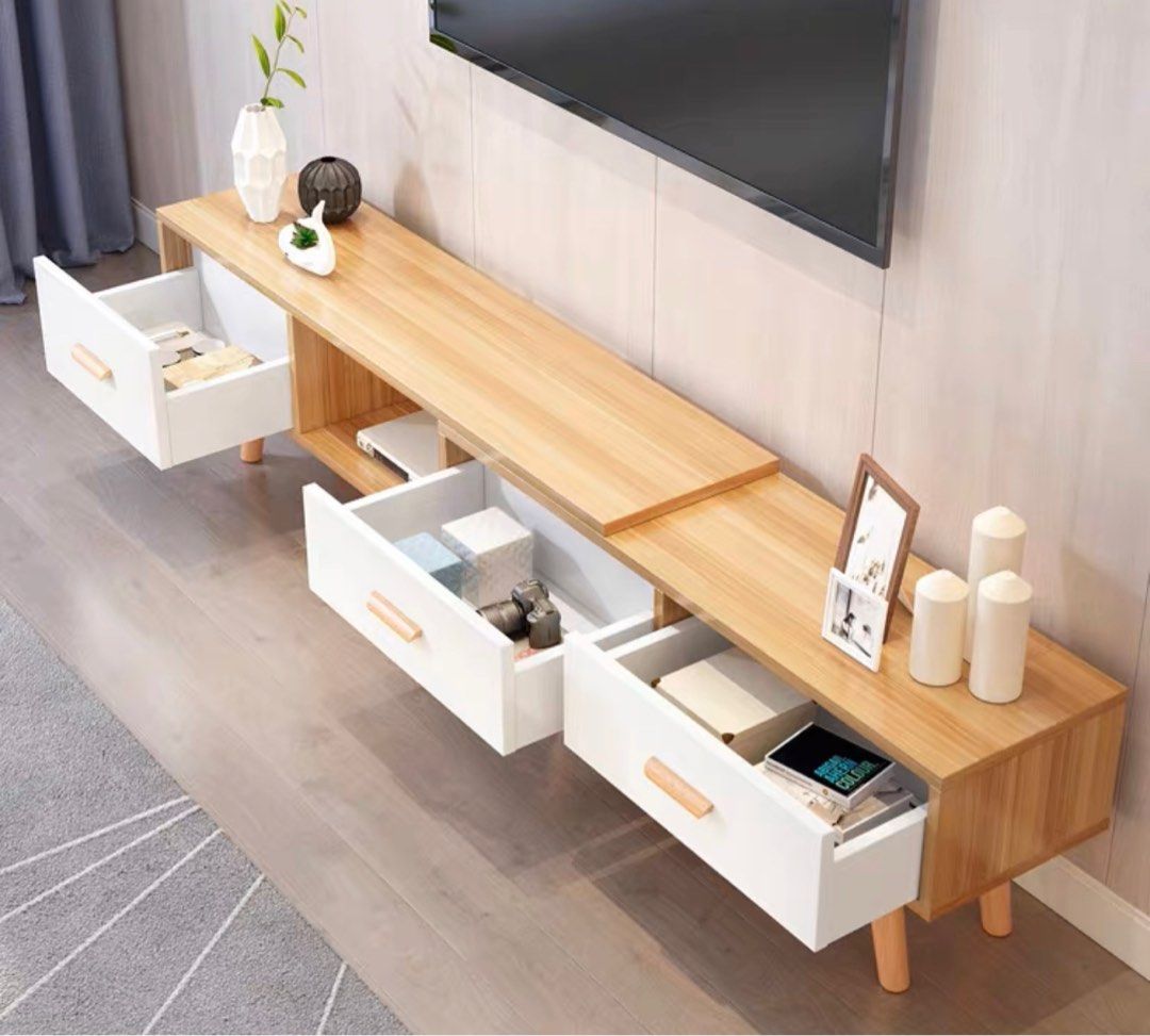 SHARIS Extendable TV Console - Radical Homes Singapore