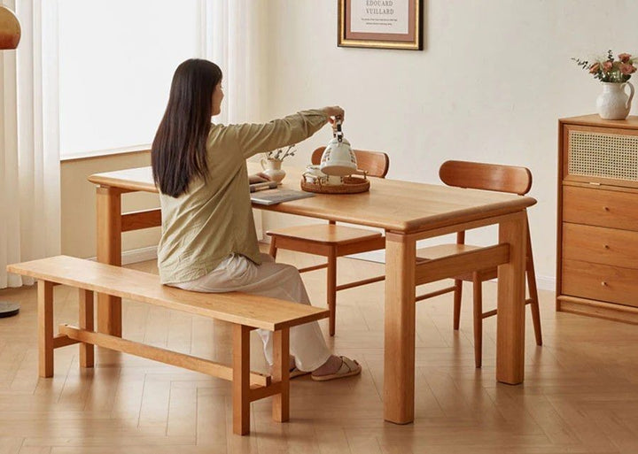 VALENZUELA Solid Wood Table - Radical Homes Singapore