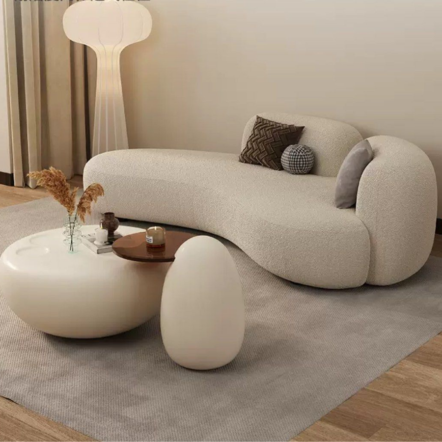TAVARA Modern Boucle Sofa - Radical Homes Singapore