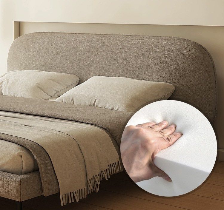 PURTON Modern Fabric Bedframe - Radical Homes Singapore