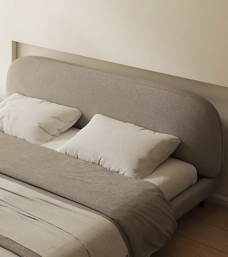 PURTON Modern Fabric Bedframe - Radical Homes Singapore