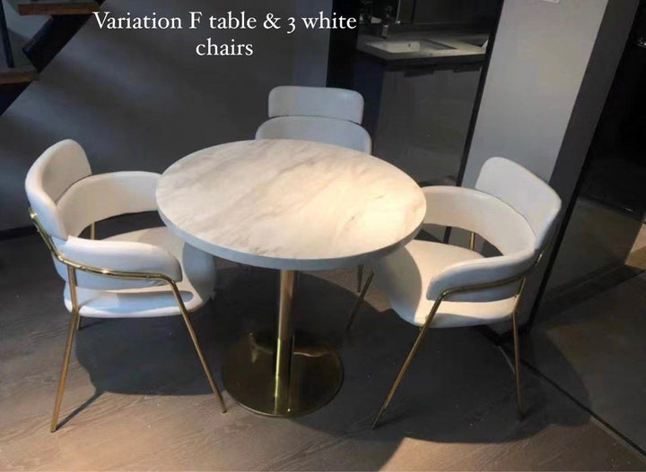 RITCHIE Modern Marble Coffee Table Set - Radical Homes Singapore