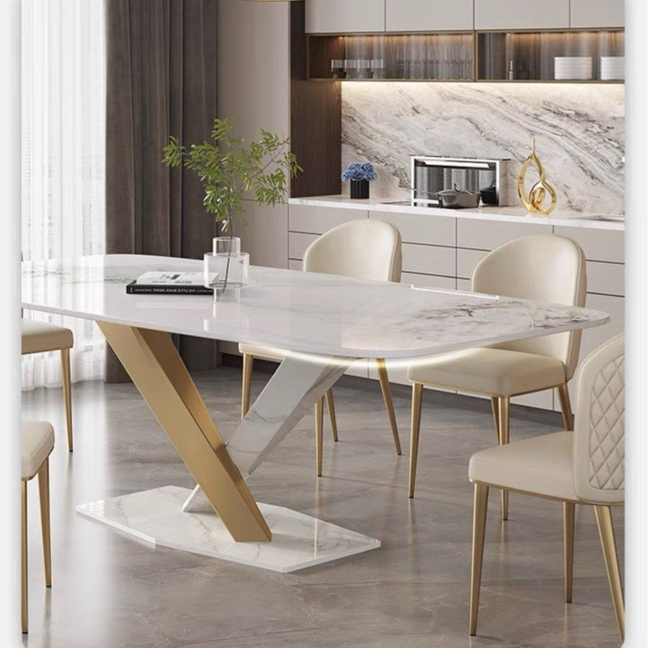 VANTOR Modern Marble Dining Table
