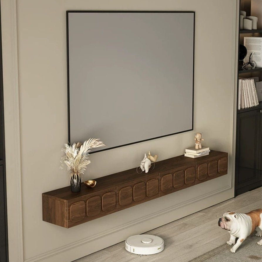 VAROS Rustic Floating TV Console - Radical Homes Singapore