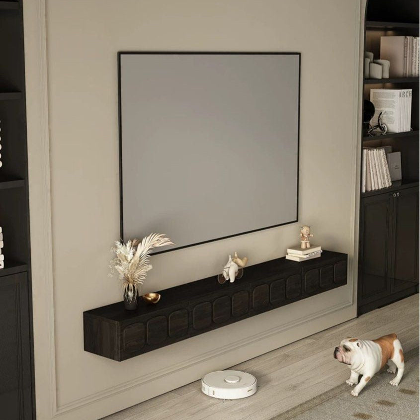 VAROS Rustic Floating TV Console - Radical Homes Singapore