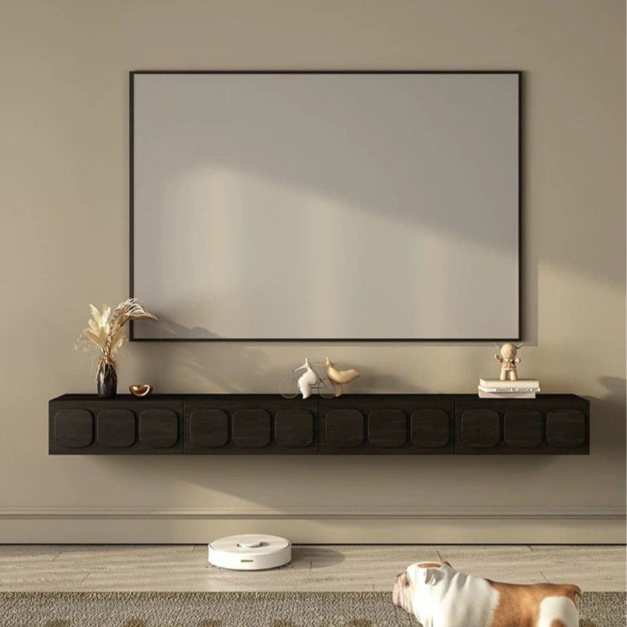 VAROS Rustic Floating TV Console - Radical Homes Singapore