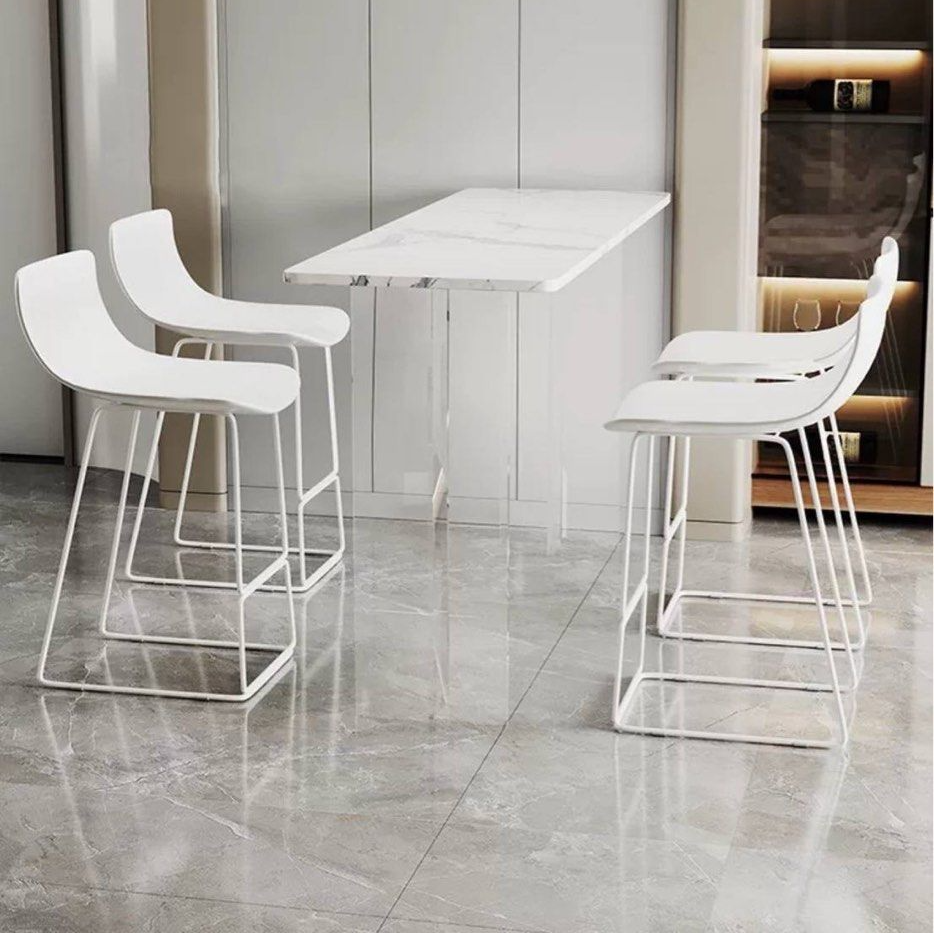 OLIVER Minimalist Sintered Stone Bar Table - Radical Homes Singapore