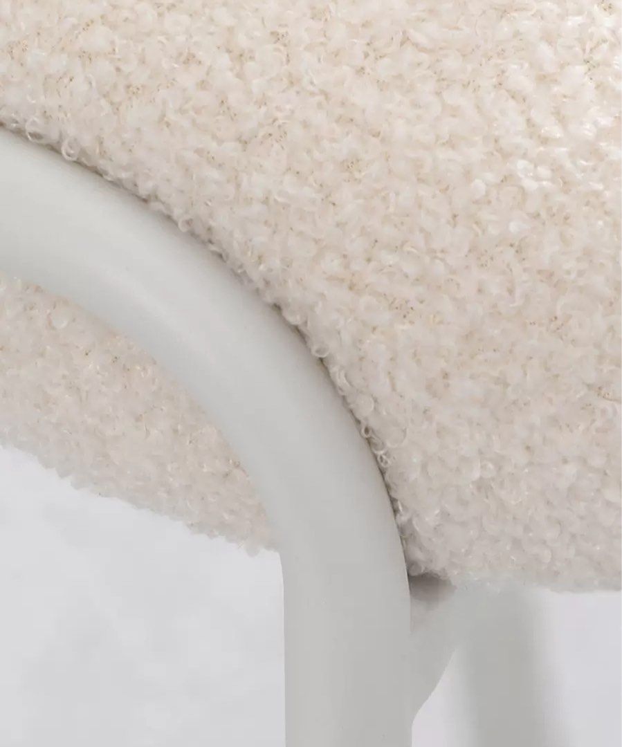 EVALORIA Modern Boucle Dining Chair - Cassa Haus Singapore