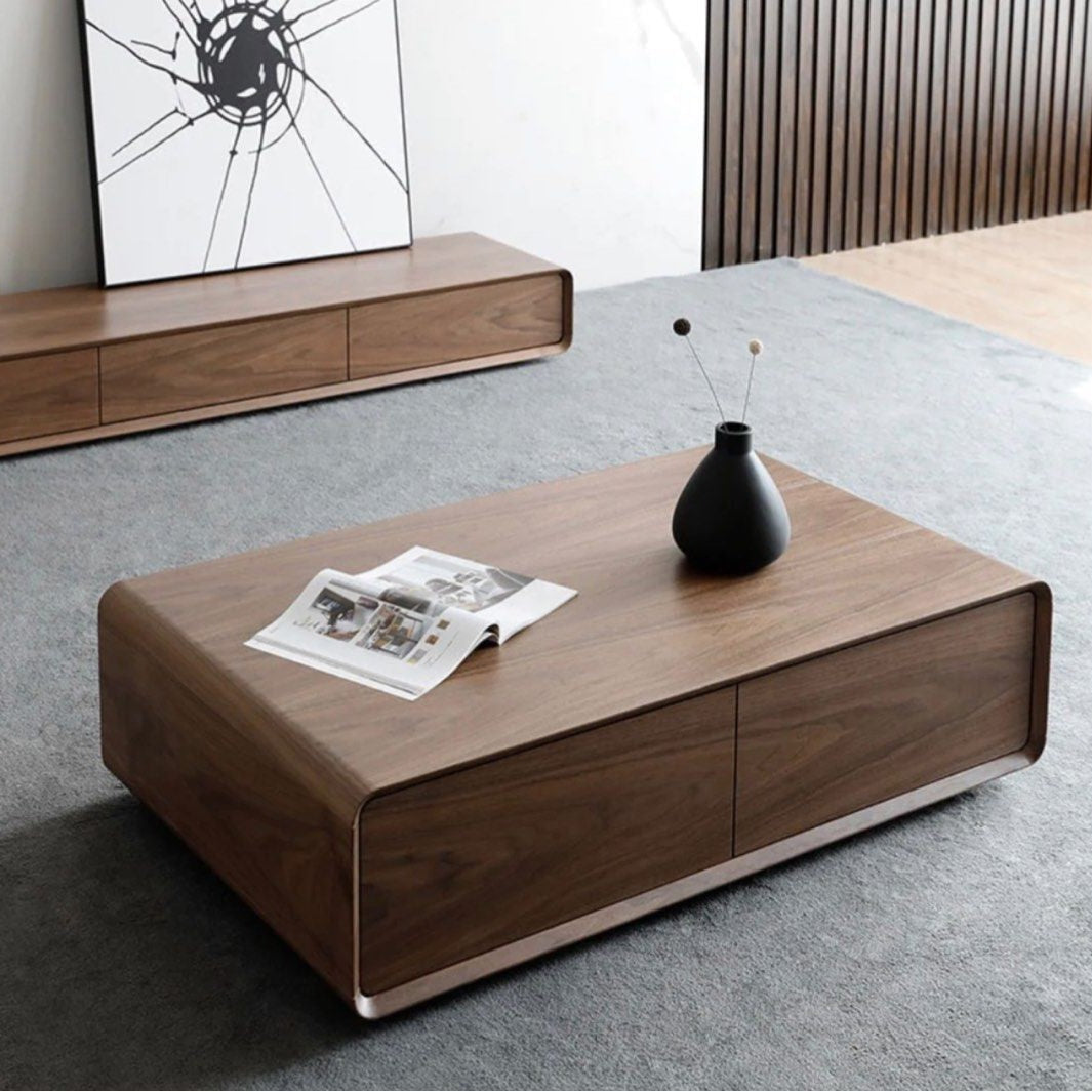 SELINA Timber Coffee Table - Radical Homes Singapore