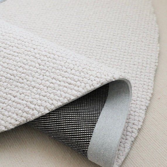 RAUSEN Modern Wool Blend Round Rug - Radical Homes Singapore