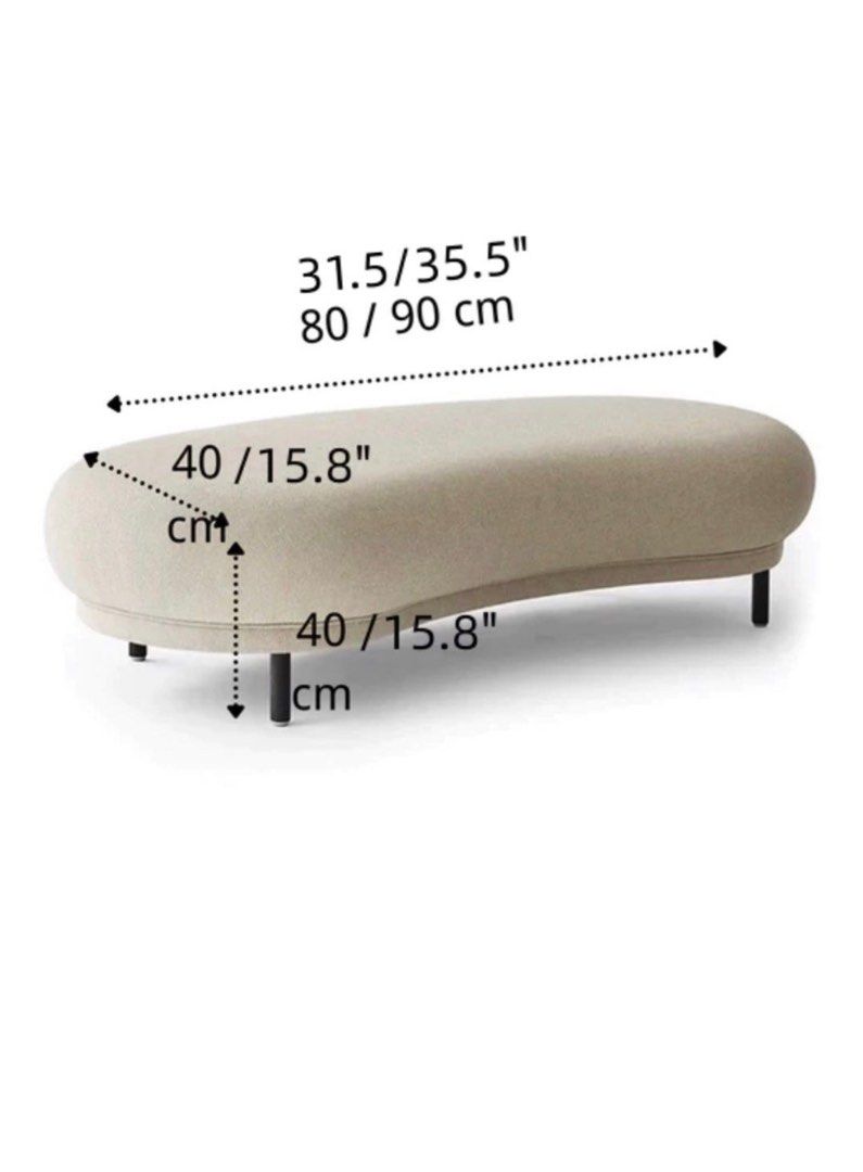 PENDLETON Modern Upholstered Bench - Cassa Haus Singapore