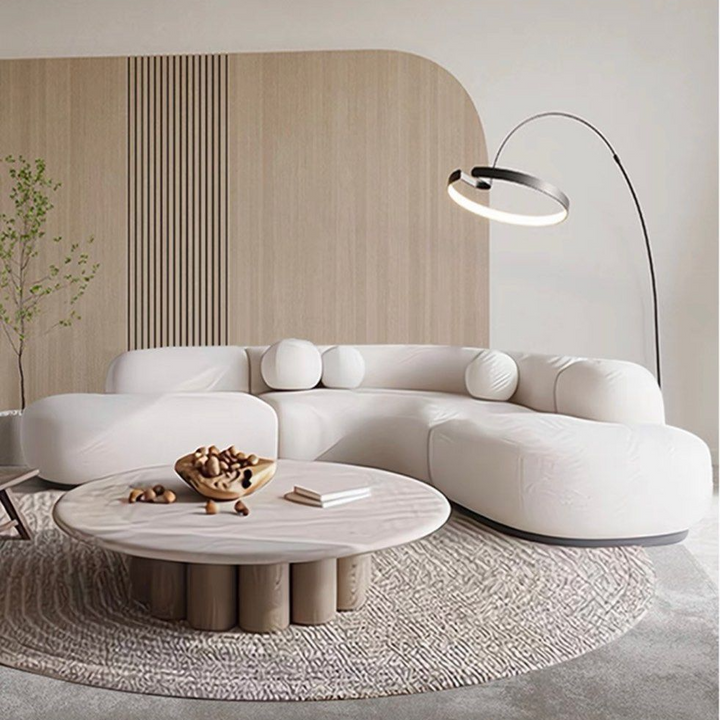 MIRETTA Modern Boucle Fabric Sofa - Radical Homes Singapore