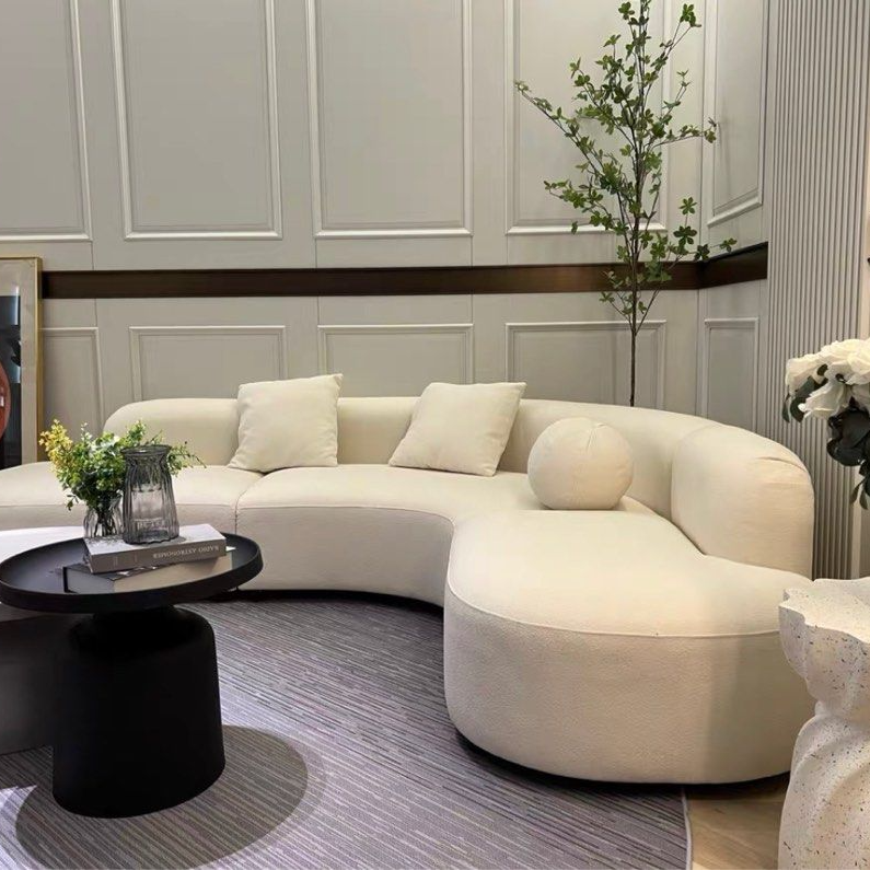 MIRETTA Modern Boucle Fabric Sofa - Radical Homes Singapore