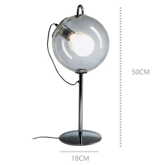 SOLENNE Transparent Glass Lamp - Cassa Haus Singapore