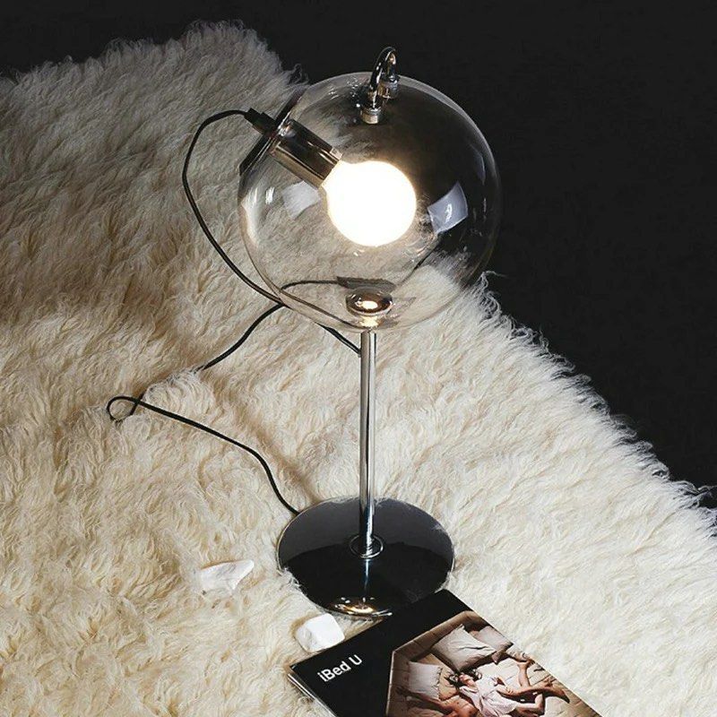 REEVES Transparent Glass Lamp - Radical Homes Singapore